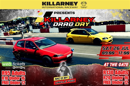 EXPECT HOT RUNS AT KILLARNEY’S DRAG DAY ON SATURDAY 26 JULY!