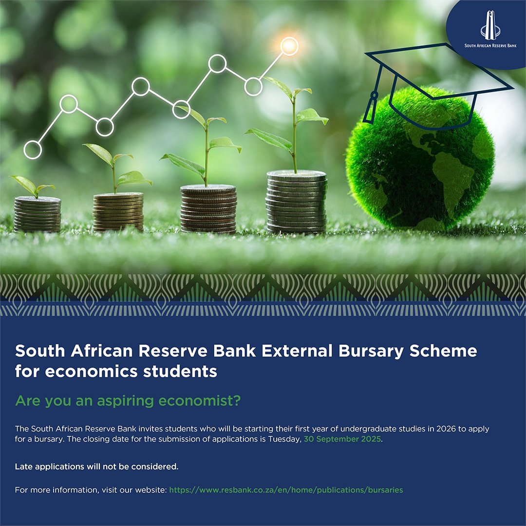[BURSARY OPPORTUNITY] Are you an aspiring economist starting your first year of…